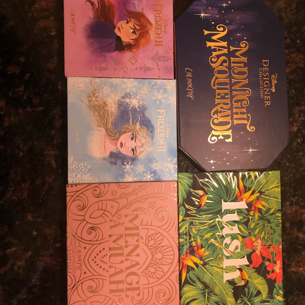 Colourpop eyeshadow bundle
